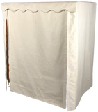 Outdoor Sauna Cover with cover fully closed