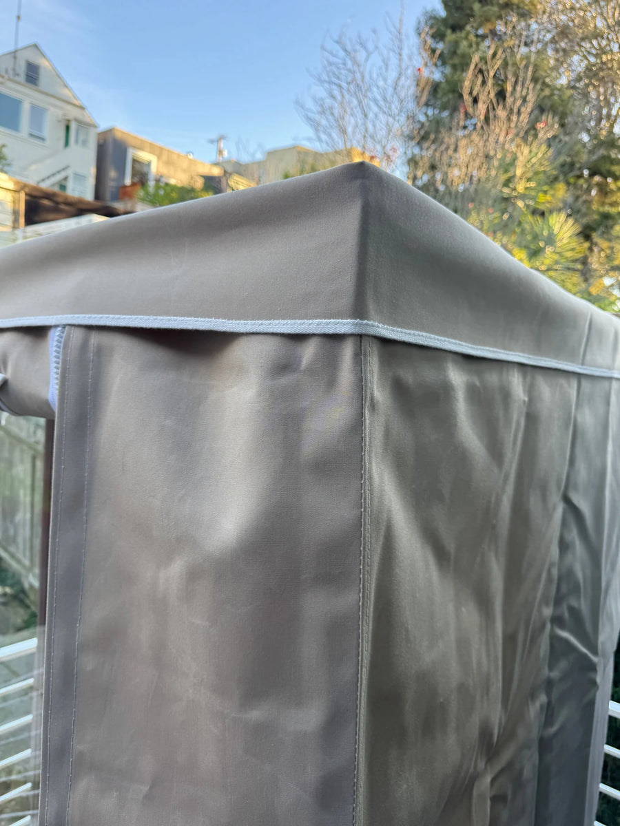 Peaked-roof cover example