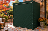 PREMIUM Cover - All in One (Sauna Cover with Insulated Thermal Cover) — Forest Green Botella deep forest green