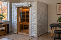 Insulated Thermal Sauna Cover (Extreme - Cold Climates) — Silver thermal material