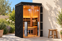 Sauna Cover - Clearlight Saunas — Black