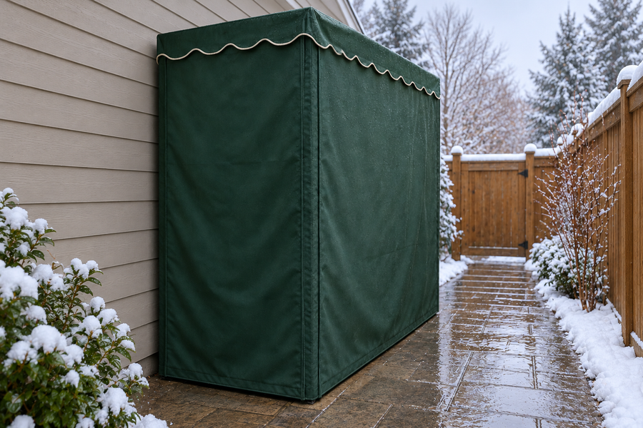 Sauna Cover - Clearlight Saunas — Forest Green