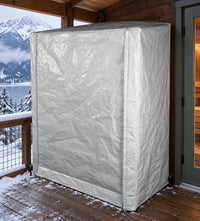 Thermal Cover (Cold Climates) shown in a sauna setting