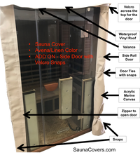 GDI‐8065-01 Golden Designs Sauna Cover & Thermal Cover - Clearance Sale - Linen Color