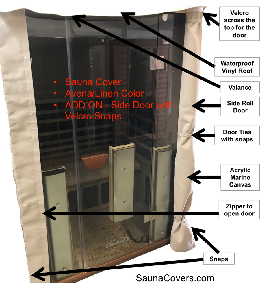GDI‐8065-01 Golden Designs Sauna Cover & Thermal Cover - Clearance Sale - Linen Color