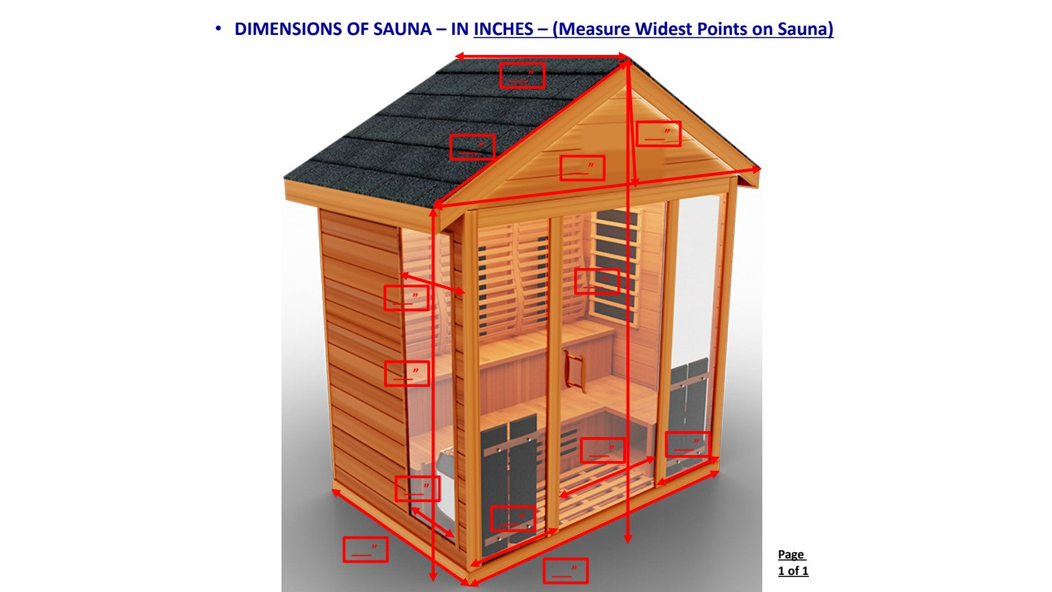 Gable / two-slope peak